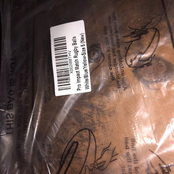 Rugby Match Ball - Professional Grade - Size 5 - Free Shipping! - Picture 7 of 10